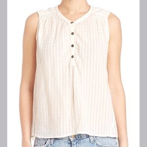 Current / Elliott Camilla Sleeveless Gauze Blouse